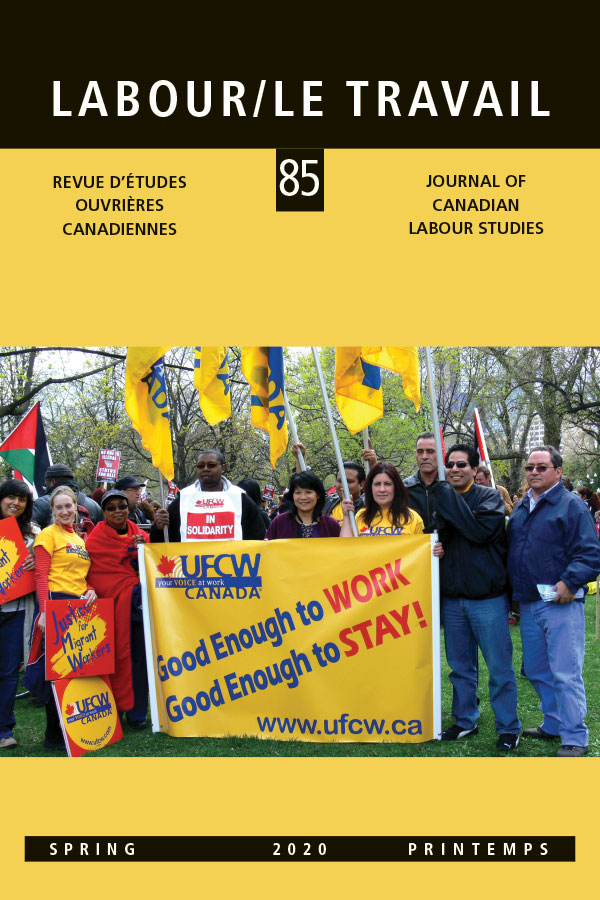 cover of Labour/Le Travail, Volume 85