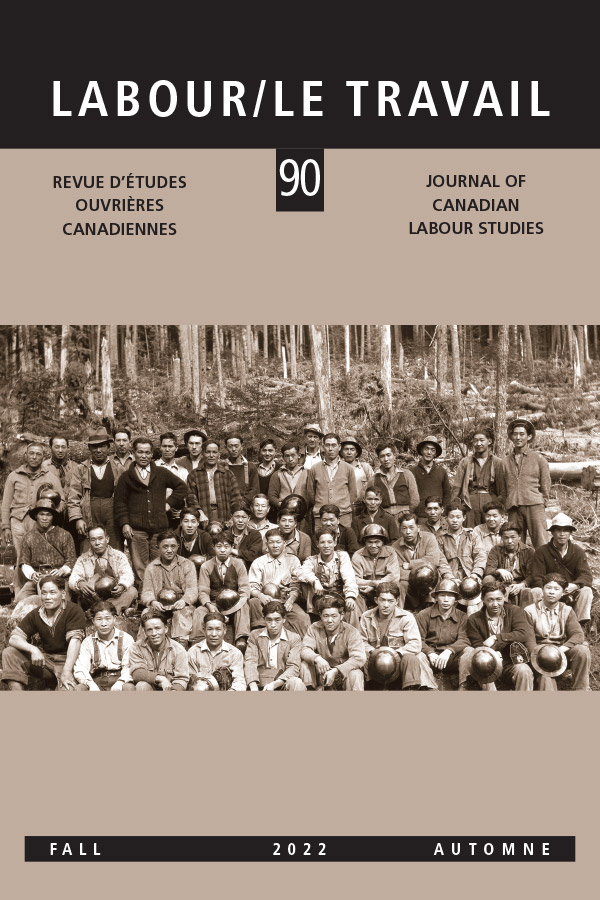 cover of Labour/Le Travail, Volume 90